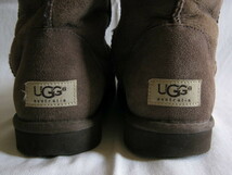 ★中古品 箱無 ハワイで購入 UGG アグ CLASSIC TALL 5815 ムートンブーツ ロングブーツ W8 25cm チョコレートブラウン レディース 女性用★_画像6