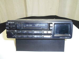  Sony 1DIN cassette, tuner XR-222 secondhand goods 1 pcs 