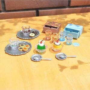 アデリアレトロ ミニフィギュア 第2弾 全6種類 袋未開封の新品 ケンエレファント ガチャ 昭和レトロ 懐かしいコップ