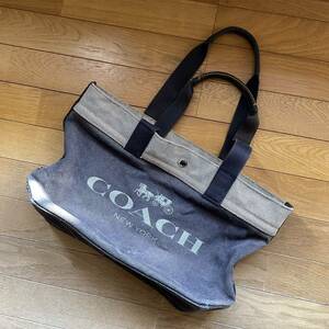 コーチ　トートバッグ　デニム　COACH f39904