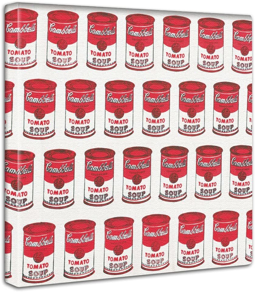 [Reproduction] Peinture sur toile Canettes de soupe Campbell's Art moderne Panneau d'art Cadre d'art Toile encadrée Tenture murale Soupe Campbell 30x30 cm, Ouvrages d'art, Peinture, autres