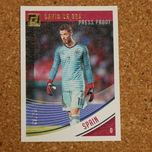 panini donruss soccer David DE GEA 25シリ パニーニドンラスサッカー ダビド・デ・ヘア スペイン マンチェスター・ユナイテッド