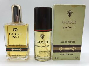 ■【YS-1】 香水 ■ グッチ GUCCI ■ NO1 オードパルファム EDP 60ml 30ml ■ 2本セット まとめ 【同梱可能商品】K■