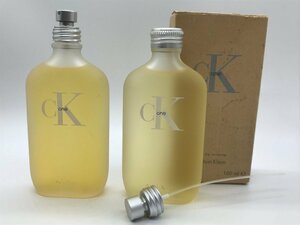 ■【YS-1】 香水 ■ カルバンクライン Calvin Klein ■ シーケーワン オードトワレ 100ml 2本セット ■ CK one EDT 【同梱可能商品】K■