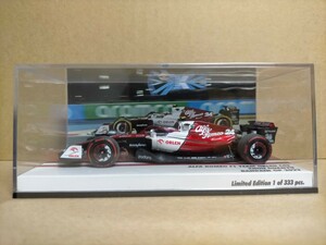 値下げ 海外別注品 PMA 1/43 アルファロメオ ザウバー フェラーリ F1 C42 周冠宇 No.24 2022 バーレーンGP 限定333台