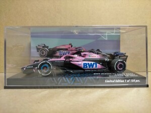 値下げ 海外別注品 PMA 1/43 アルピーヌ ルノー F1 A523 P.ガスリー No.10 2023 バーレーンGP 9位 限定154台