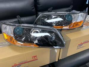 * rare rare * Mitsubishi original new goods unused * * popular commodity * CT9A Lancer Evolution 9 original head light left right set HID