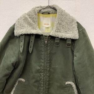 DIESEL ディーゼル コーデュロイ ボア ジャケット size S グリーン 73678