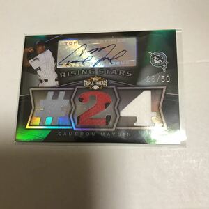 Cameron Maybin 2009 Topps Triple Threads Emerald auto /50