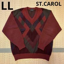 ST.CAROL 日本製　メンズ　ニット　セーター　トレーナー　LLサイズ_画像1