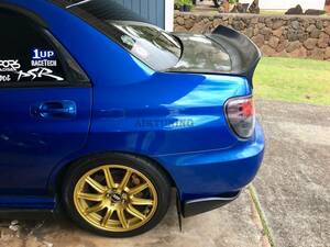 ★☆WRX STI Impreza リヤスポイラー ダックTail lamp トランク ウイング GD2 GD3 GD9 スタンス JDM USDM ヘラフラ☆★