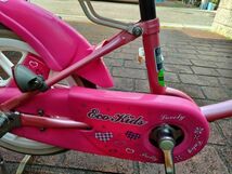 ブリヂストン エコキッズカラフル 14インチ EKC14 子供用　自転車　ピンク　女の子_画像5