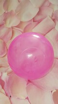 柔らかめ半透明ピンク色ボールサイズ約68mm_画像2