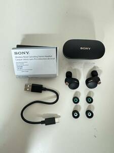 動作確認済み ソニー　SONY ノイズキャンセリングイヤホン WF-1000XM4B ①