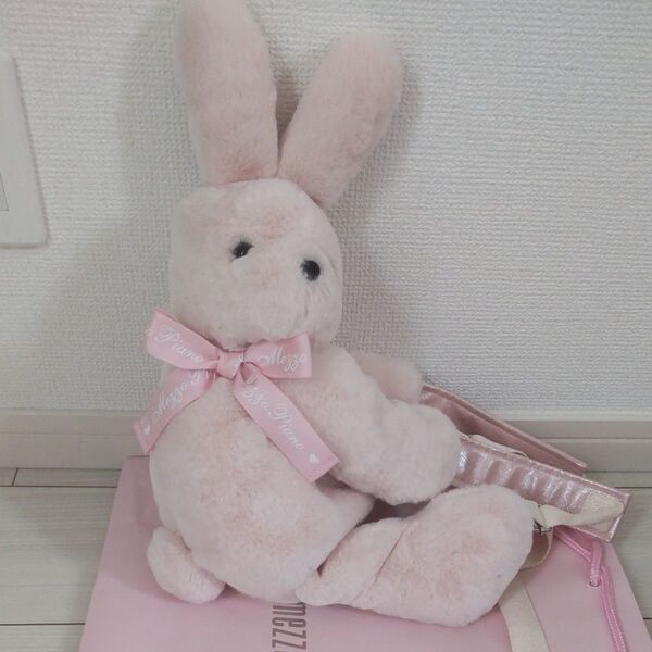 メゾピアノ ぬいぐるみリュック バッグ うさぎ