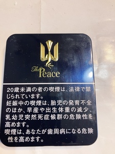 Peace　ピース　空き缶