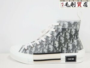 ディオール Dior オブリーク テクニカルファブリック ロゴ ハイカット サイズ 39 3SH118YJP スニーカー 未使用 靴 レディース