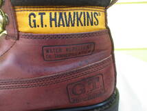 ★G.T.HAWKINS ホーキンス　登山靴　トレッキング　革製　韓国製　25～25.5㎝　使用感有　アウトソール29.6㎝　最大巾11.5㎝　重800㌘×2_画像3