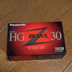 VHS-C　 Panasonic　ビデオ カセットテープ パナソニック　HG 　ZETAZ30