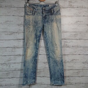 DIESEL ディーゼル ■MATIC■ ■デニムパンツ■ダメージ加工■汚し加工■ローライズ■ジーンズ■サイズ:25■中古品