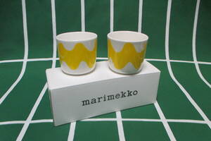 marimekko / マリメッコ◇LOKKI / ロッキ ラテマグ◇「イエロー」2個セット