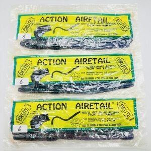 613318 新品 アクション エアテール ワーム 8インチ ３Ｐ １８本 ジューンバグ プロズファクトリー ACTION AIRTAIL WORM 希少入手困難品