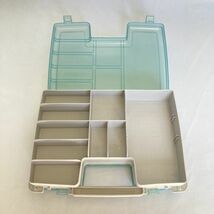 613537 ウッドストリーム ② タックルボックス 2 Tackle Boxes in 1 woodstream TACKLE BOX オールド品 希少入手困難品_画像5