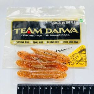 613740 新品 チームダイワ TD ソルティー ポーキー 3-1/4インチ ６本 TEAM DAIWA TD BABY SALTY PORKY T.D.WORM オールド品