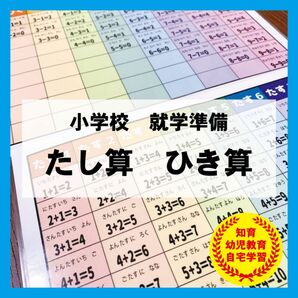 たし算 ひき算 算数　計算　知育教材　幼児教育