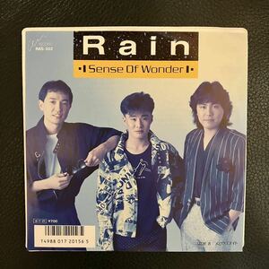 中古 7インチ シングル レコード Sence Of Wonder / RAIN b/w メビウスナイト 見本盤 RAS-552日本のロック・ポップス 試聴済 送料無料