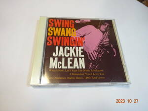 CD ジャッキー・マクリーン スイング・スワング・スインギン 国内盤 TOCJ-4024 BLUE NOTE JACKIE McLEAN SWING.SWANG.SWINGIN