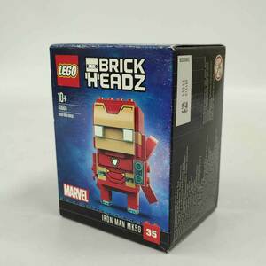 【中古・未使用品】レゴ ブリックヘッズ アイアンマン MK50 アベンジャーズ インフィニティ・ウォー Avengers BrickHeadz 41604 LEGO