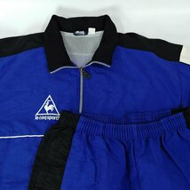 【中古】[上下セット] ルコック ジップアップ ジャケット パンツ 裏メッシュ L メンズ le coq sportif スポーツ サッカー フットサル_画像1