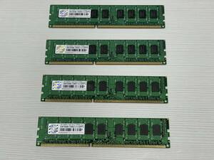中古メモリ　Transcend DDR3 1333 2GB ECC DIMM CL9 8個・SAMSUNG 1GB 1Rx8 PC3-10600S 2個、計10個セット