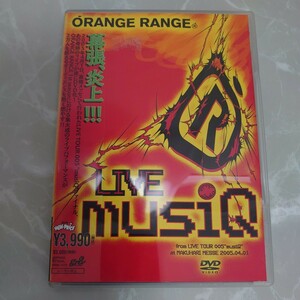 DVD ORANGE RANGE LIVE musiQ 2005 オレンジレンジ 中古品212