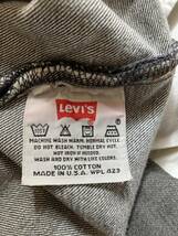 希少サイズ90s Levi's 501 ブラックデニム vintage USA製 ビンテージ W29L34_画像5