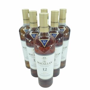 マッカラン 12年 ダブルカスク 700ml 40％ The MACALLAN 6本セット 同梱不可【MTM1】