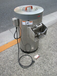 ｔ243★（株）中西製作所　球根皮剥機　ＮＫＰー16ＮＴ　100Ｖ0.4ｋｗ（ピーラー）業務用