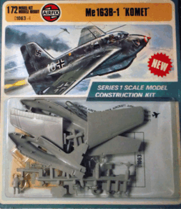 AIRFIX/1/72/ドイツ空軍メッサーシュミットMe-163B-1ロケット戦闘機/未開封未組立品