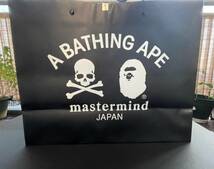 限定 A BATHING APE×MASTERMIND ショップ袋 紙袋ショッパー （大）_画像2