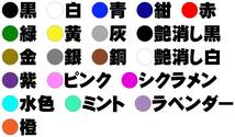 【６枚組】スポンサー ロゴ カッティングステッカー17～20cm★即納・走り屋・旧車會・当時物_画像5