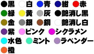 カッティングステッカー●初期型NSR50　2枚セット