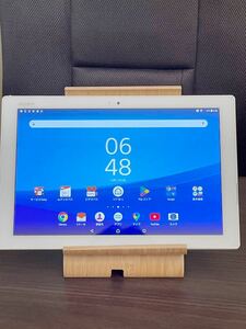 au SIMフリー済 SONY Xperia Z4　32GB Android7.0アプデ済 Tablet SOT31 ホワイト タブレット 動作確認済み　送料無料 P22