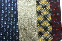 999円～ ジャンニヴェルサーチ GIANNI VERSACE メデューサ柄 ペイズリー メンズ ブランド ネクタイ 5点 セット まとめ売り 大量 卸 ts8310_画像4