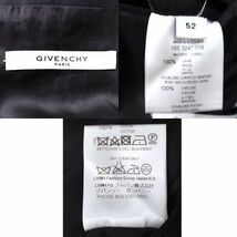 3-YI041【美品】ジバンシー Givenchy ロットワイラープリント テーラード ジャケット ブラック 52 メンズ_画像7