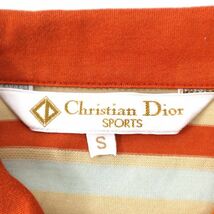 3-TJ009 クリスチャンディオール Christian Dior ポロシャツ ブラウン S レディース_画像5