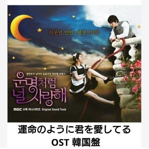 廃盤 希少 韓国ドラマ「運命のように君を愛してる」OST CDサウンド