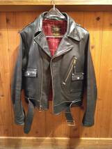 ライダースジャケット　リアルマッコイズ　40´S CYCLE CHAMP JAKET Harley-Davidson サイズ４０_画像1