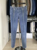 美品★PT01 torino 05 楽々ストレッチコーデュロイパンツ デニムブルー skinny fit size 46★LARDINI TAGLIATOLE INCOTEX好きにも 44 31 _画像3