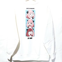 特価/未使用【サイズ=3L(2XL)】SPY×FAMILY/スパイファミリー/メンズ/裏起毛/スウェット/トレーナー/胸囲=106～114cm/white_画像1